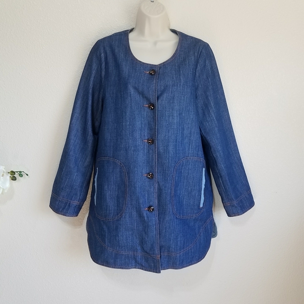 Yumi Outerwear Denim Coat